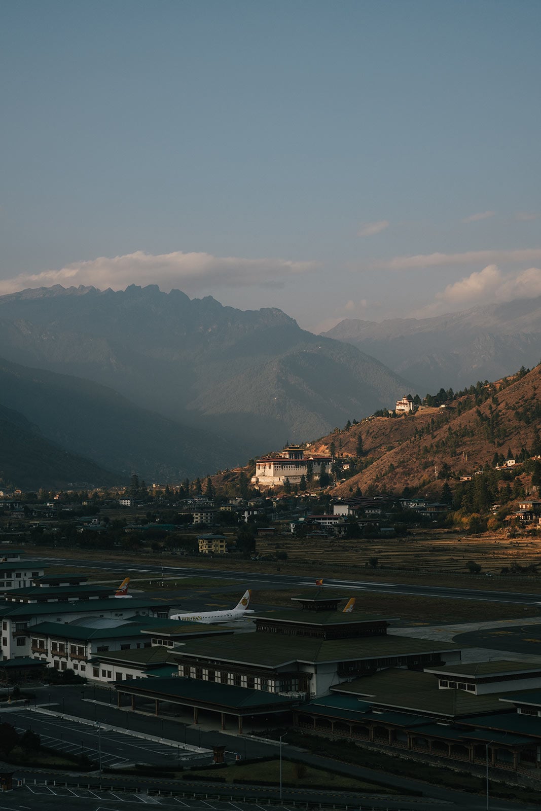 Scenic Paro Valley in Bhutan
