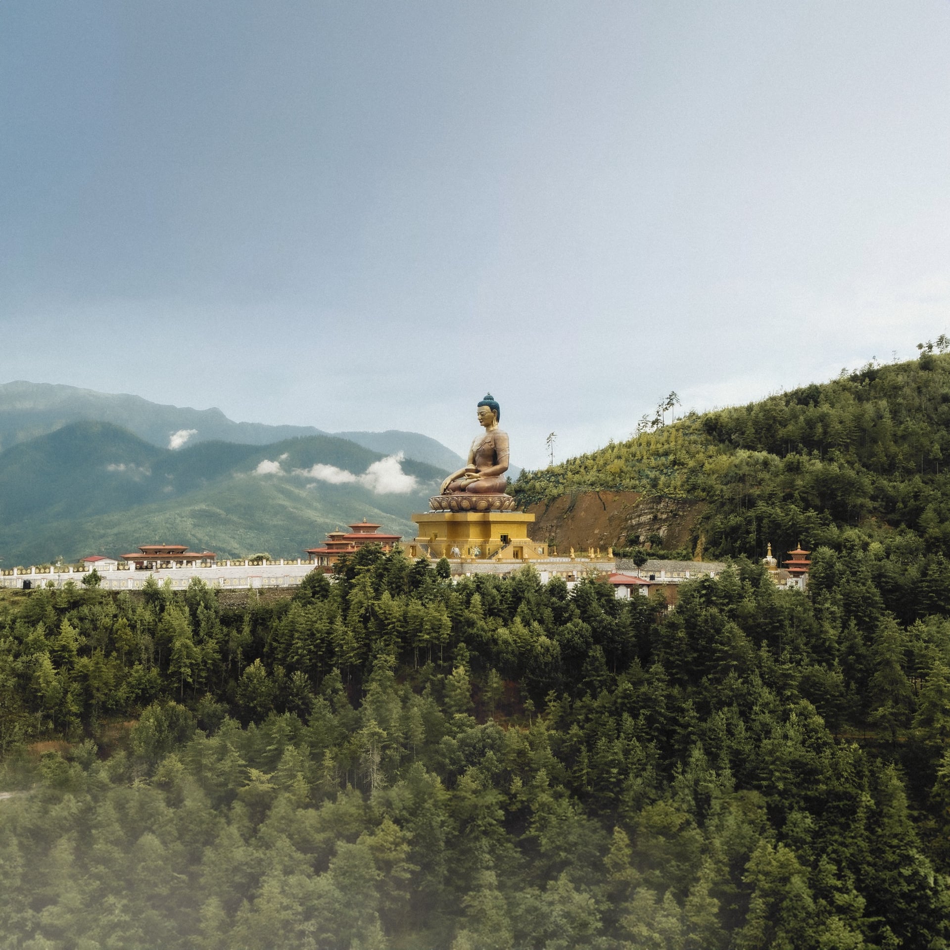 Bhutan mountain landscape